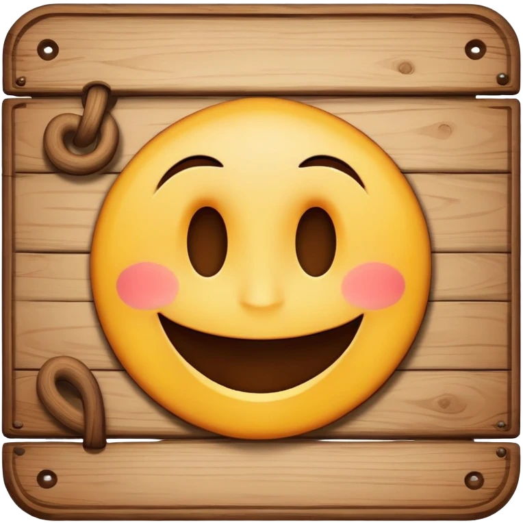 woode sign smile emoji