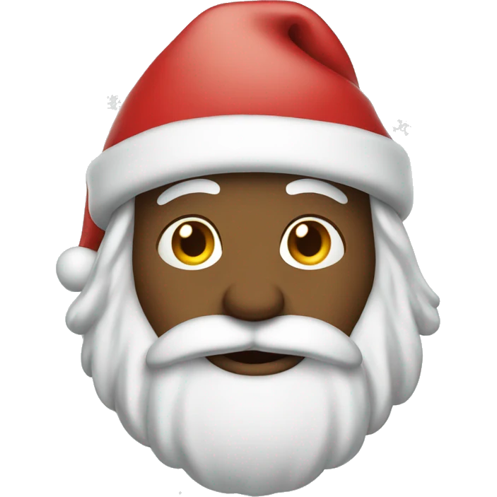 Santa snowy  emoji