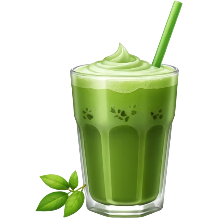 iced matcha  emoji