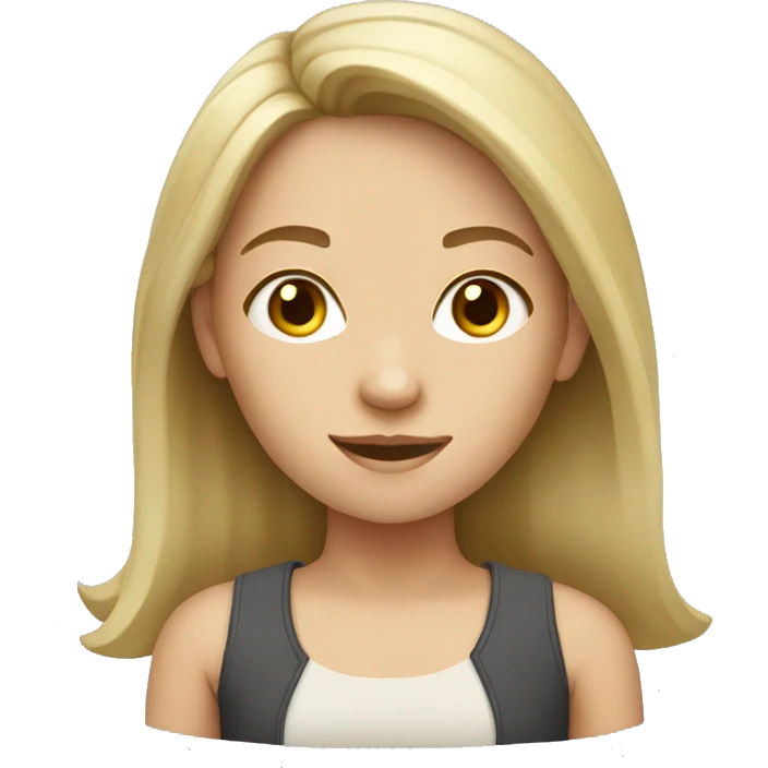 Caucasian girl emoji