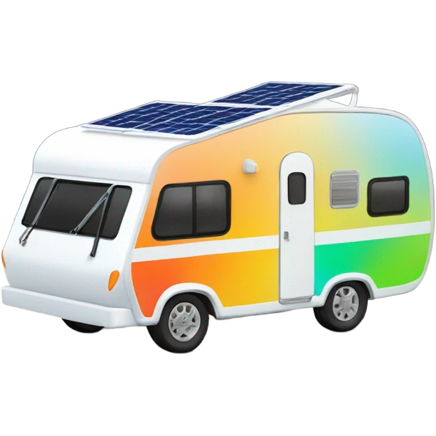 Sunlight camper emoji