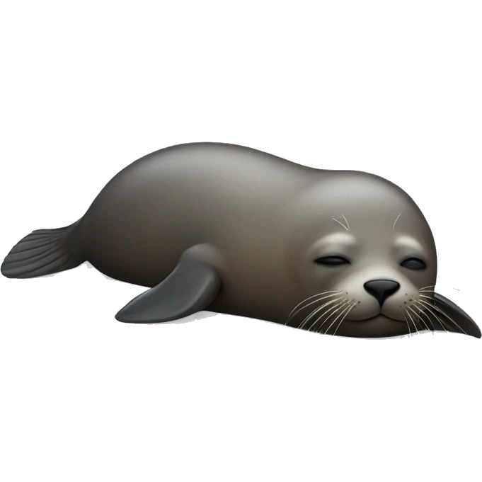 fur seal sleeping emoji