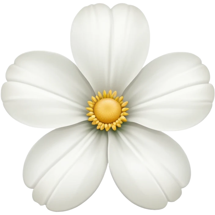 Flor blanca de sentido pésame emoji