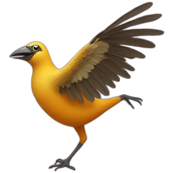 dancing bird emoji