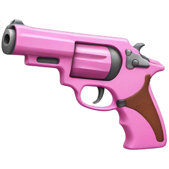 pretty pink gun emoji