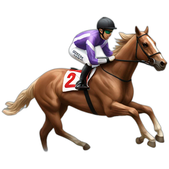 easy victory racing horse emoji