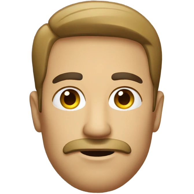 Man with short mustache  emoji