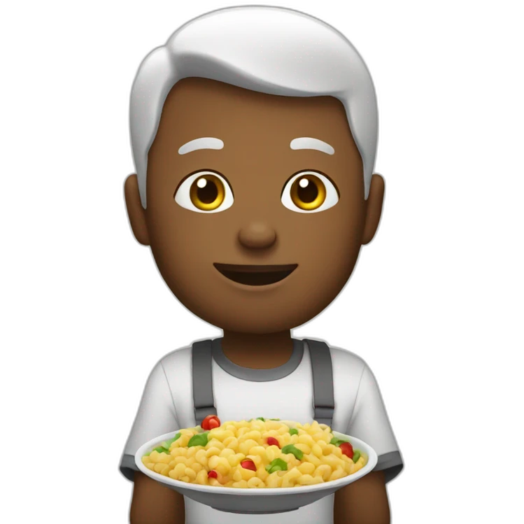 Somebody who loves to eat emoji