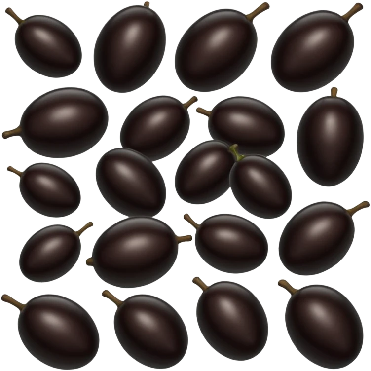 black olive  emoji