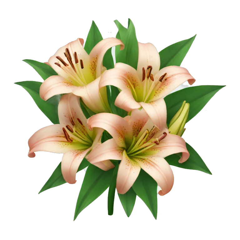 bouquet of lilies  emoji