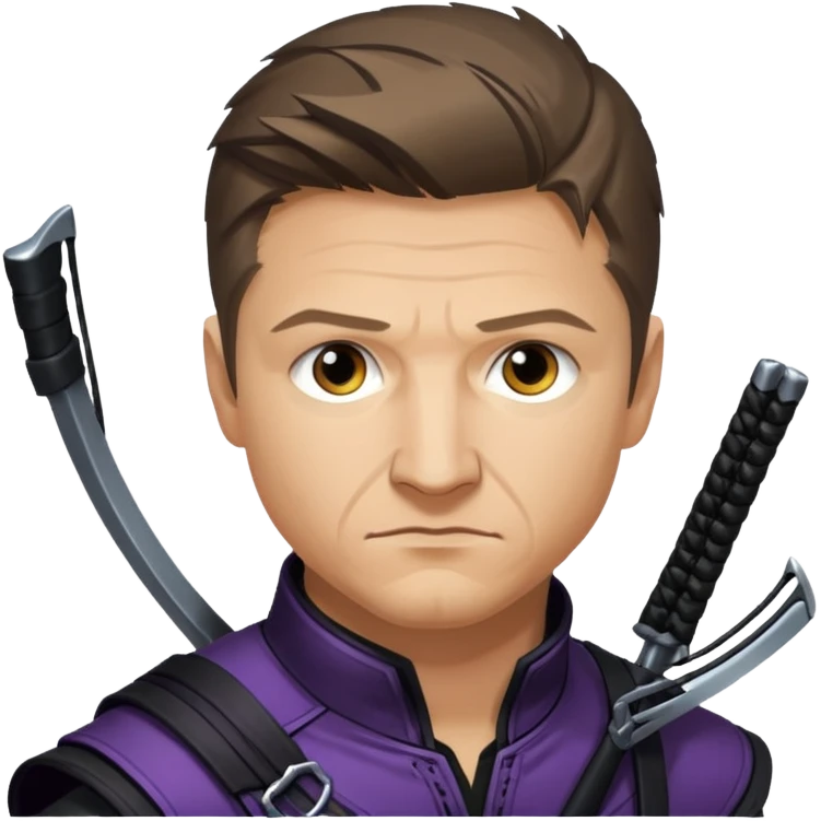 Jeremy Lee Renner Hawkeye 
 emoji