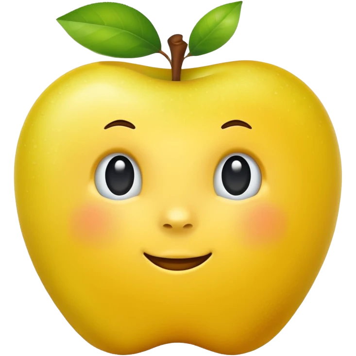 yellow apple emoji