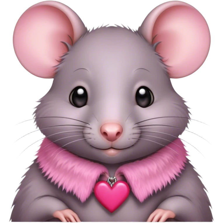 Valentine’s Day rat emoji