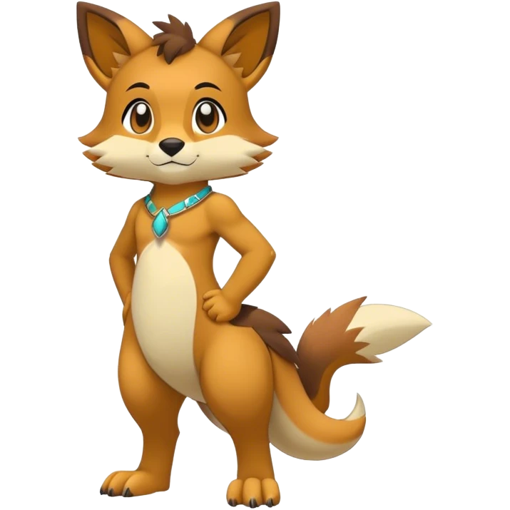 Anthro FurSona Fakemon Full Body emoji