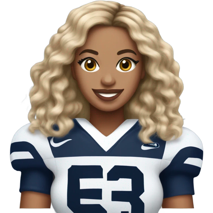 beyoncé penn state jersey emoji