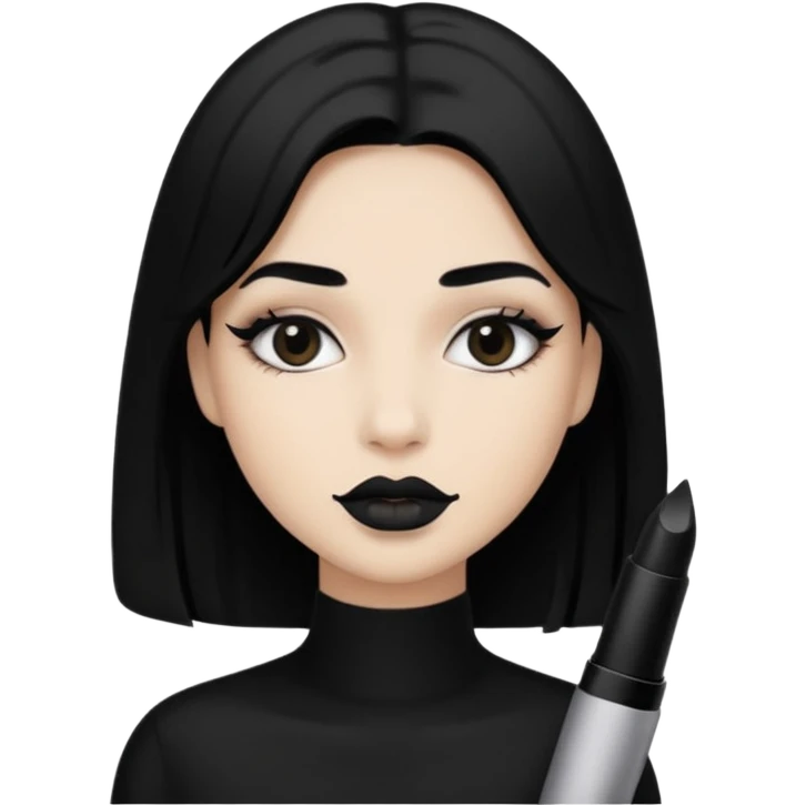 💋in black emoji