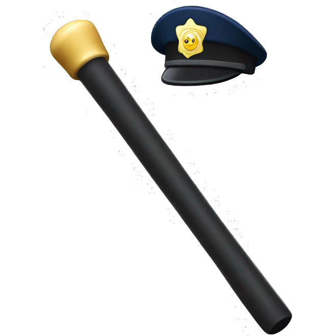 police truncheon emoji
