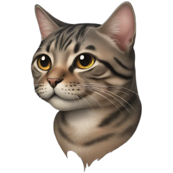 Cat tattoo piersing emoji