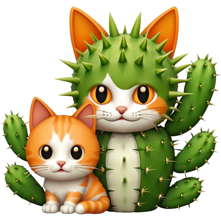 Cat eat cactus  emoji