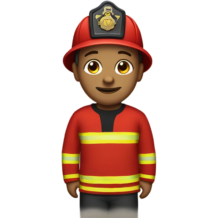 Fireman in Jewish sweater emoji