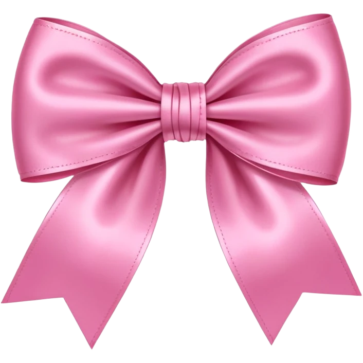 Cute pink bows emoji