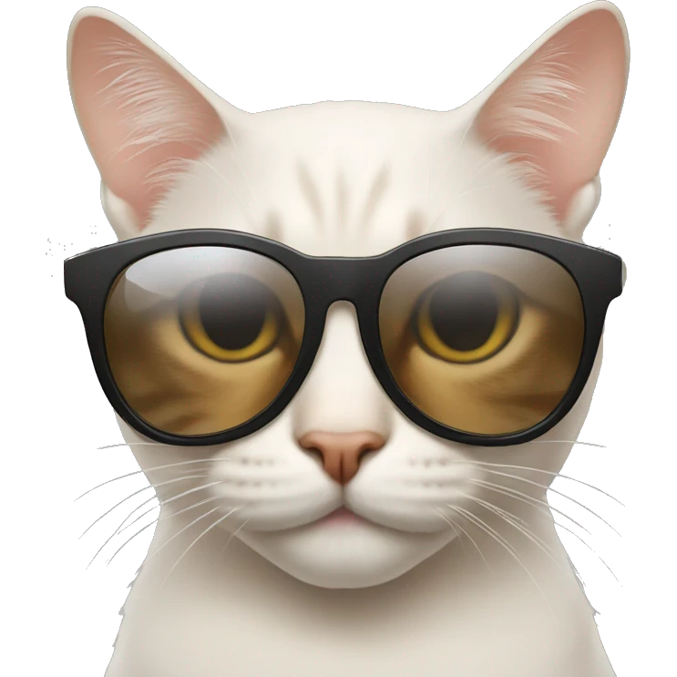 Cat in sunglasses emoji