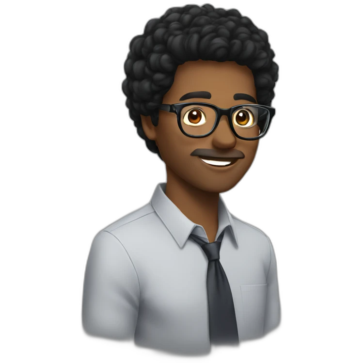 planner-blackhair-glasses emoji