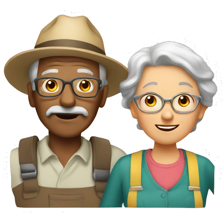 grandparents gardeners emoji