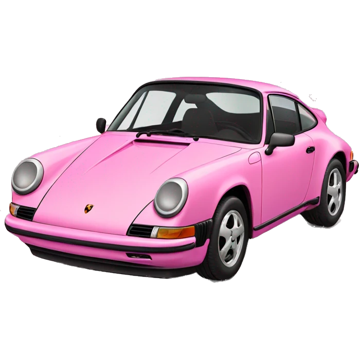 pink Porsche emoji