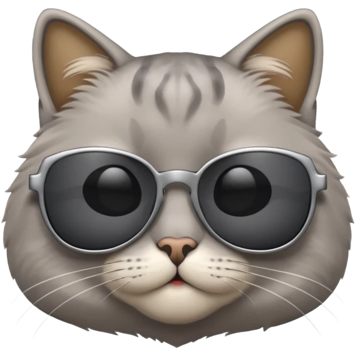 Cat wearing sunglasses emoji