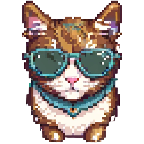 cat wearing sunglasses emoji