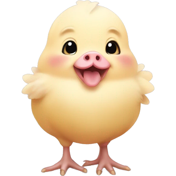 baby chicken pig emoji