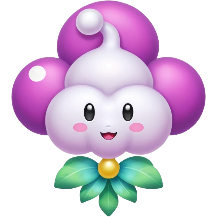Drifloon-Vileplume-Steenee-fusion emoji