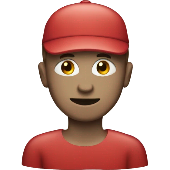 Emoji of a red paid stamp emoji