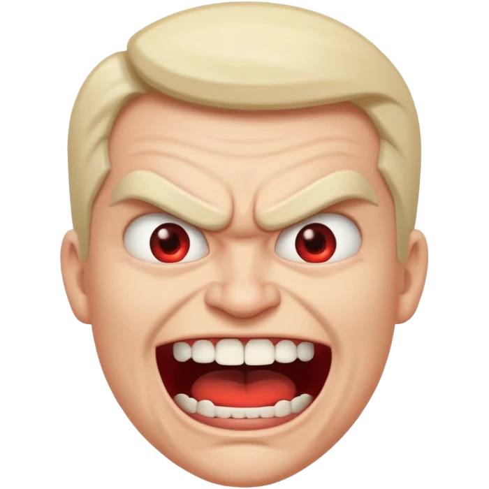 evil laugh, angry face, youtube logo emoji