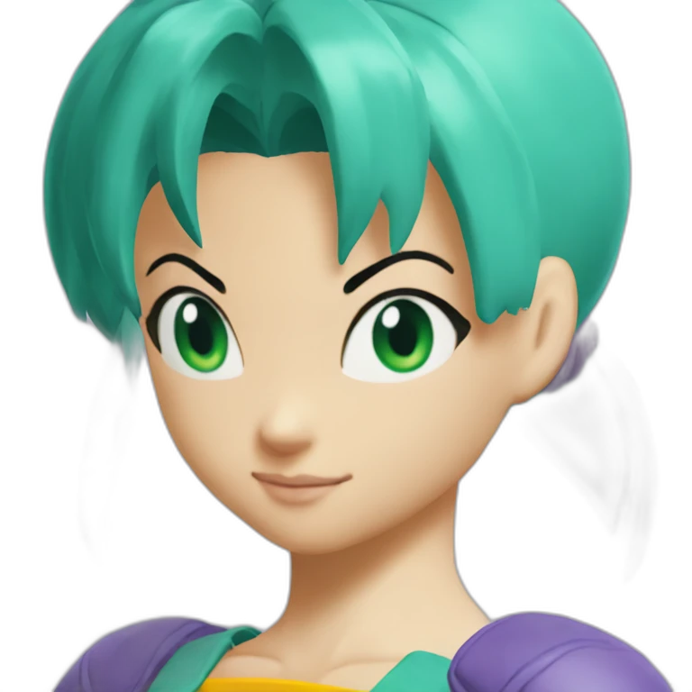 Bulma dragón ball emoji