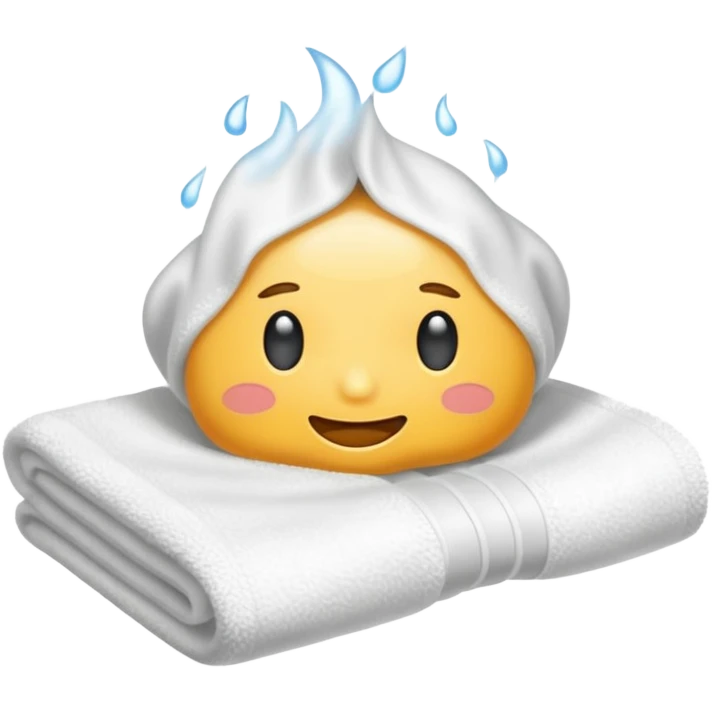 hot wet towel emoji