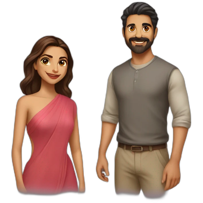 Deepika and  emoji