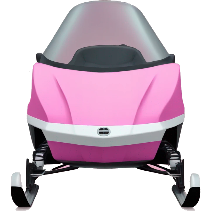 pink snowmobile emoji