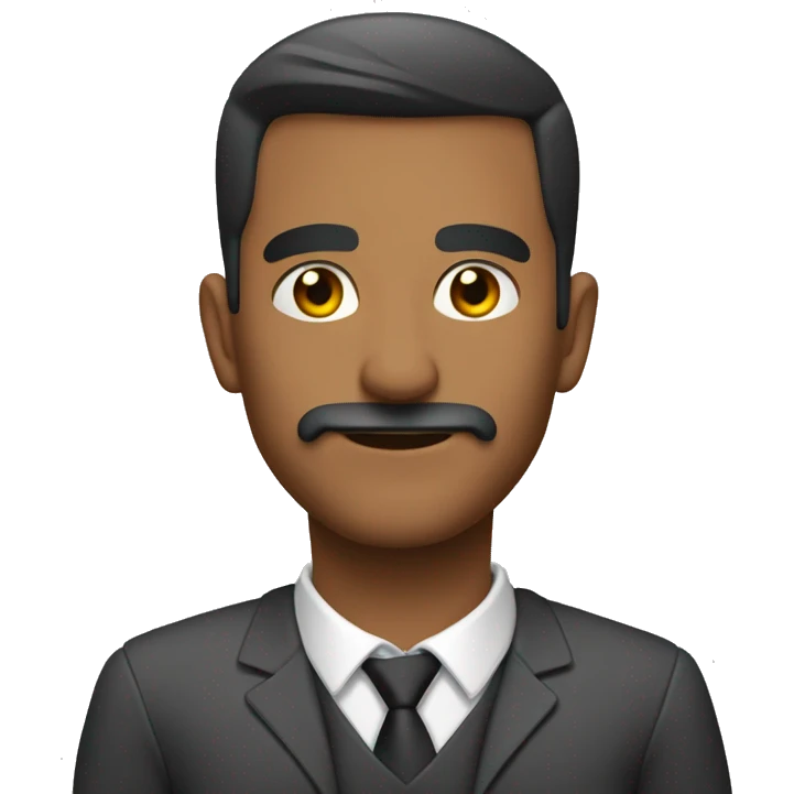 kafası işlerle dolu bir adam emoji