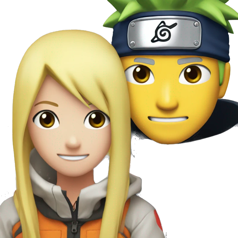 My photo with naruto emoji