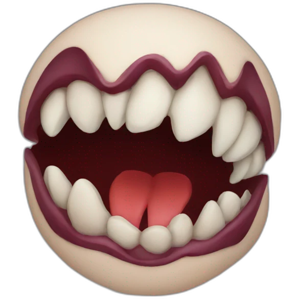 Vampire bite emoji