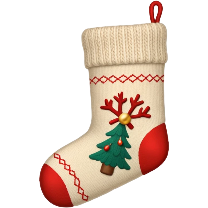 cozy beige christmas emoji