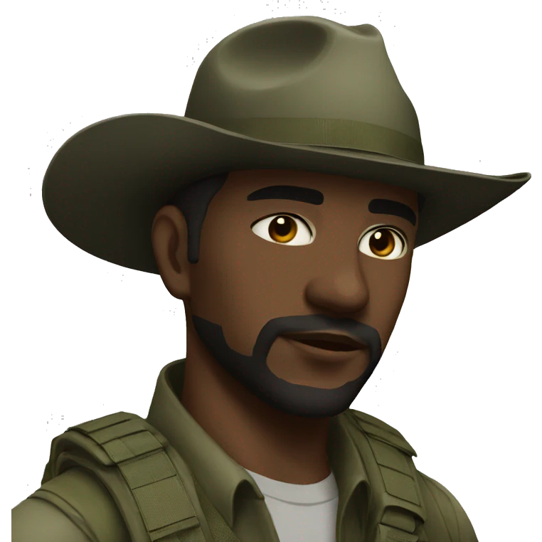 Tactical Panama (black)  emoji