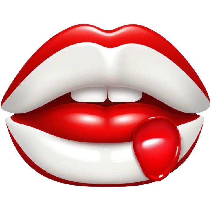 Scarlet lip gloss  emoji