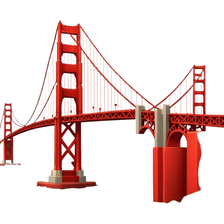 Golden Gate Bridge emoji