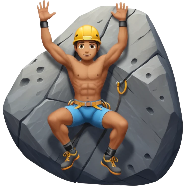 rock climber emoji
