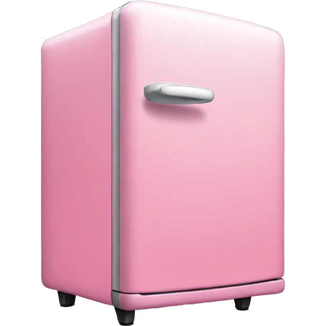 Pink mini fridge  emoji