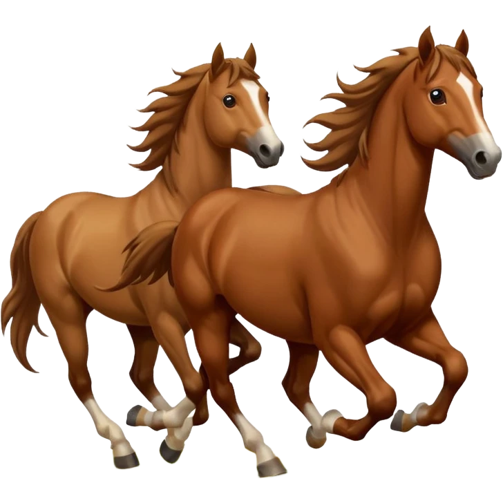 Hundred horses emoji