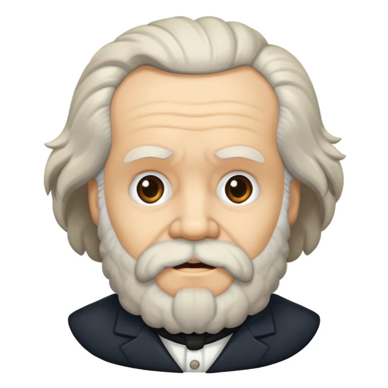 karl marx but he's derp emoji